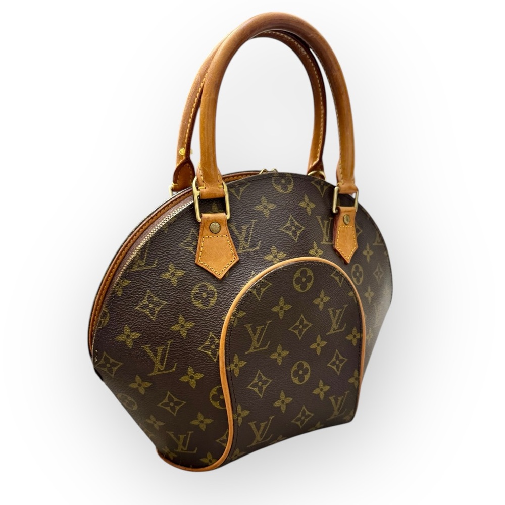 LOUIS VUITTON 1998 Monogram Ellipse Satchel PM - Picture 4 of 16